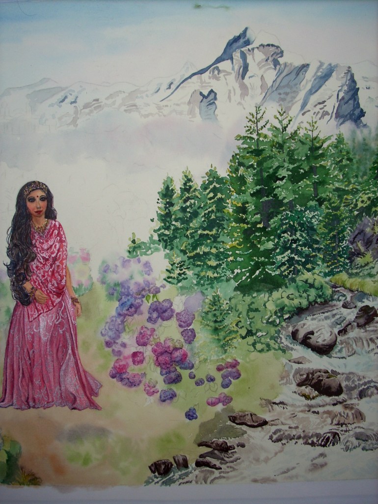 developing the pink flowers developing the pink flowers