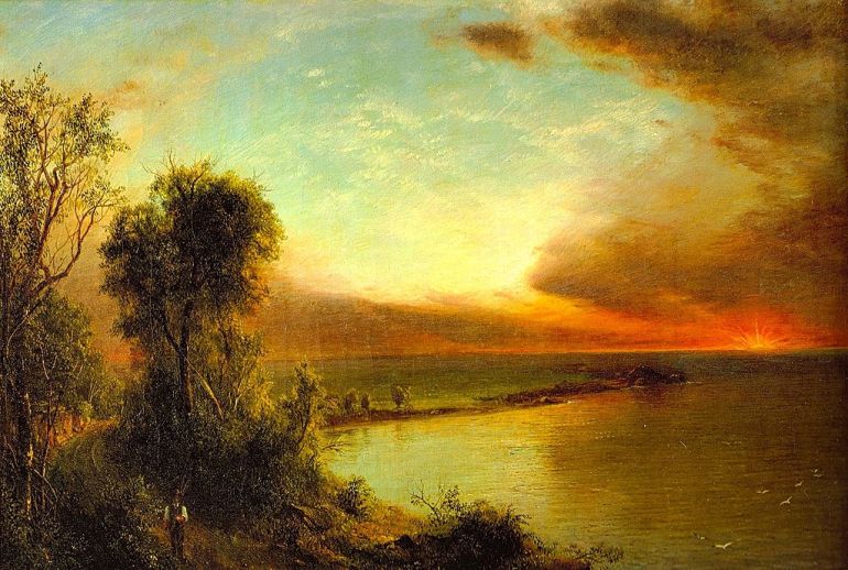 Setting Sun by Frederic Edwin church