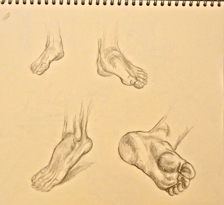 Feet Studies (Glenn Vilppu)