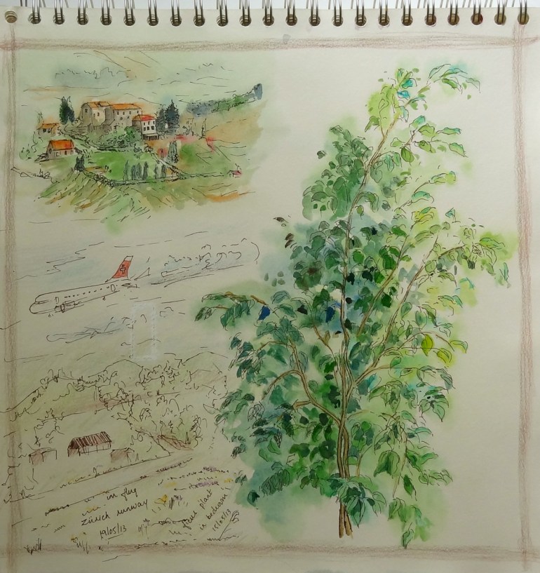 Sketchbook page - zürich runway