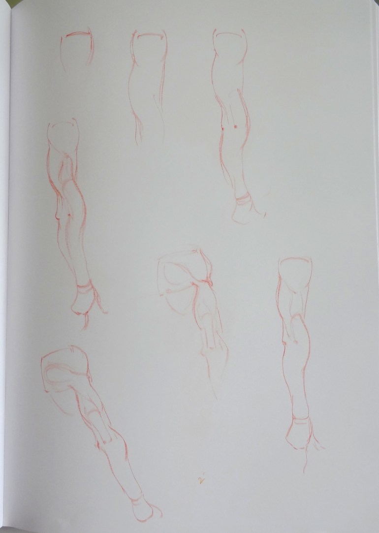 Arm drawing practice