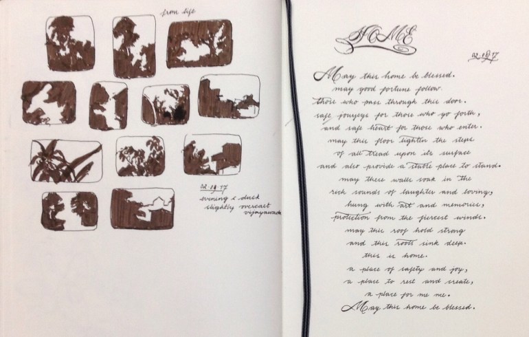 Notan studies from life Notan studies from life