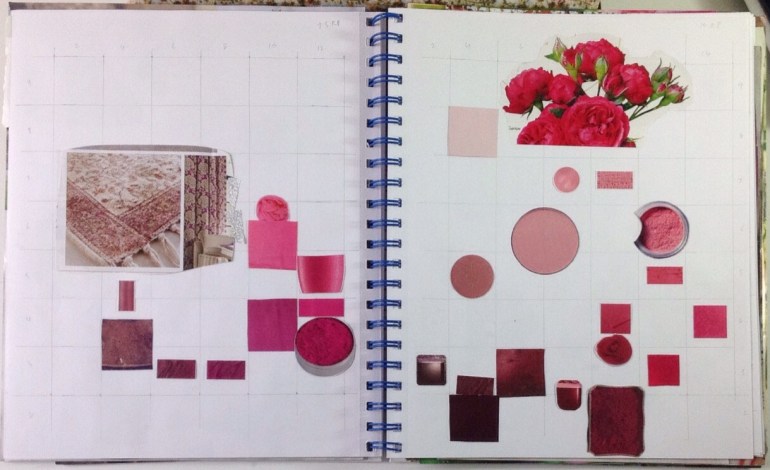 Munsell chart 7.5RP, 10RP