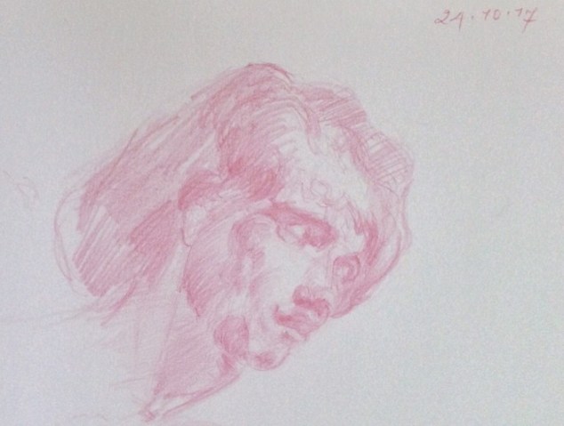 Head study from Velazquez