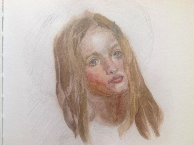 Color study after Morgan Weistling in watercolor Color study after Morgan Weistling in watercolor