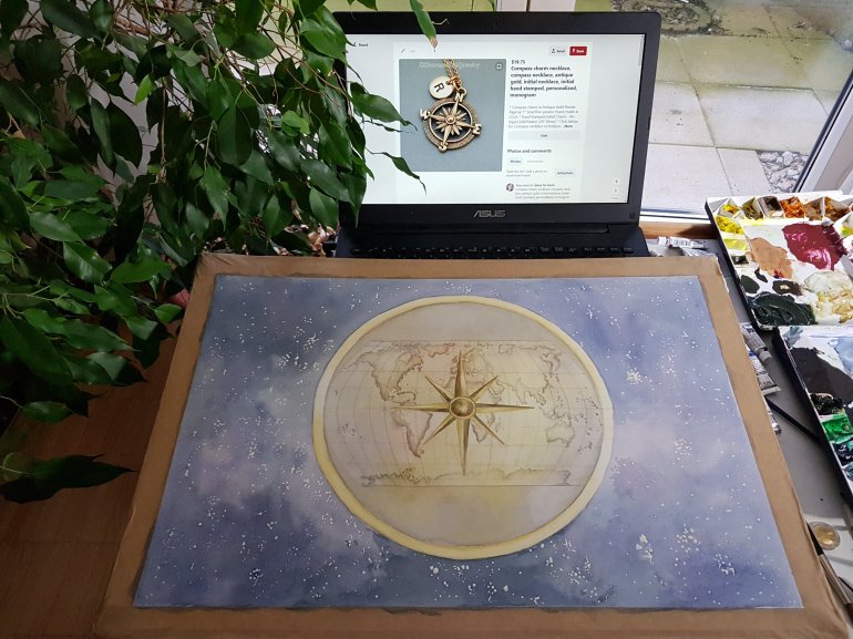 World map illustration