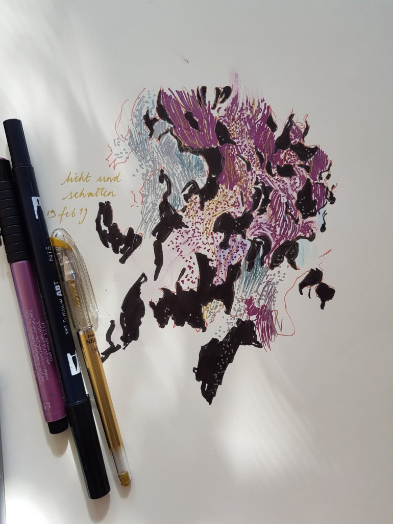 Foliage dappled light