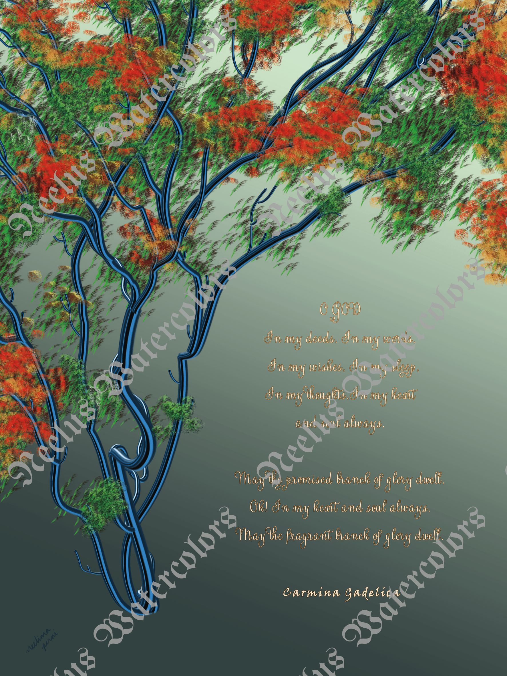 Celtic prayer art printable