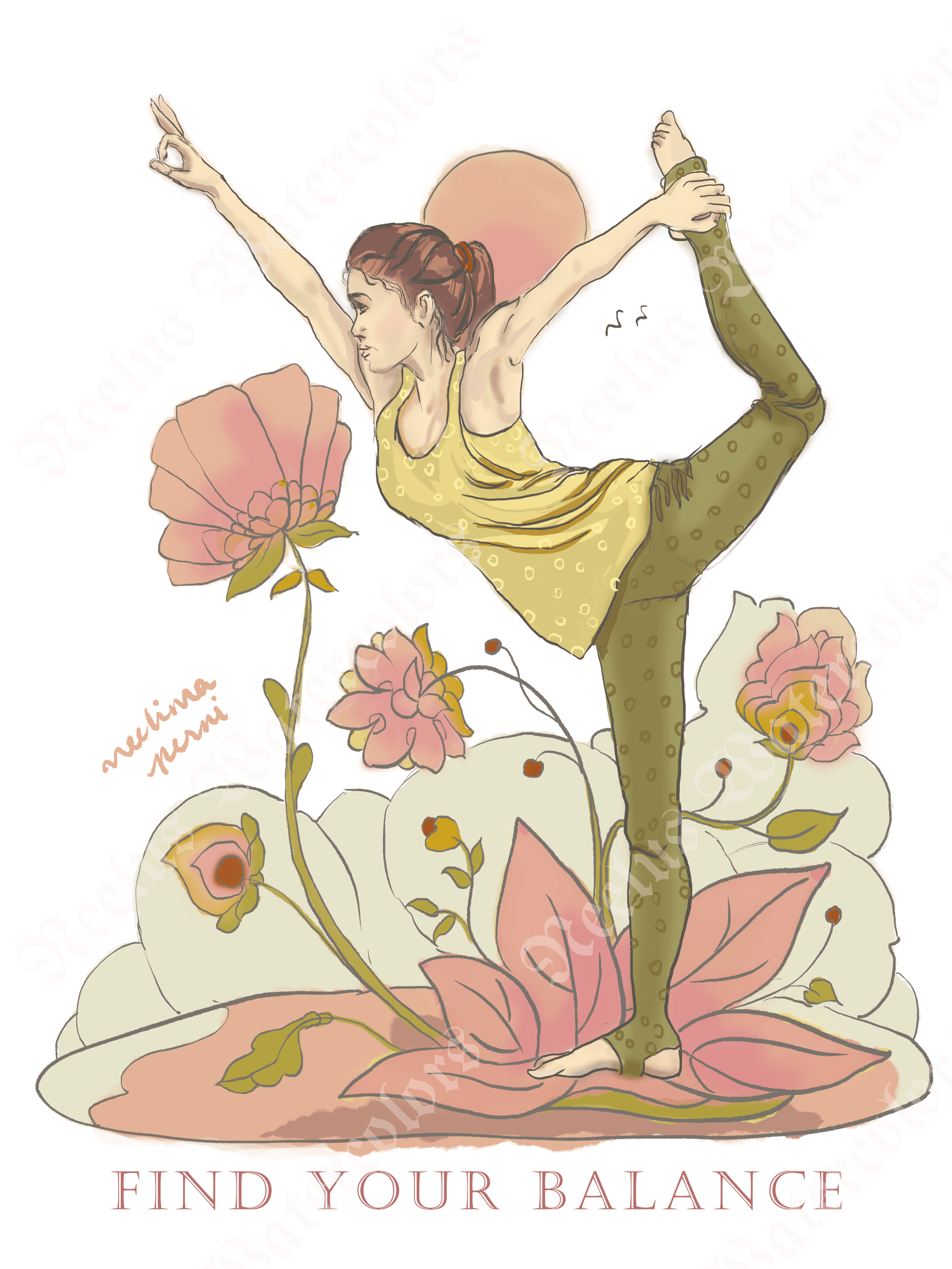 Yoga inspirational poster