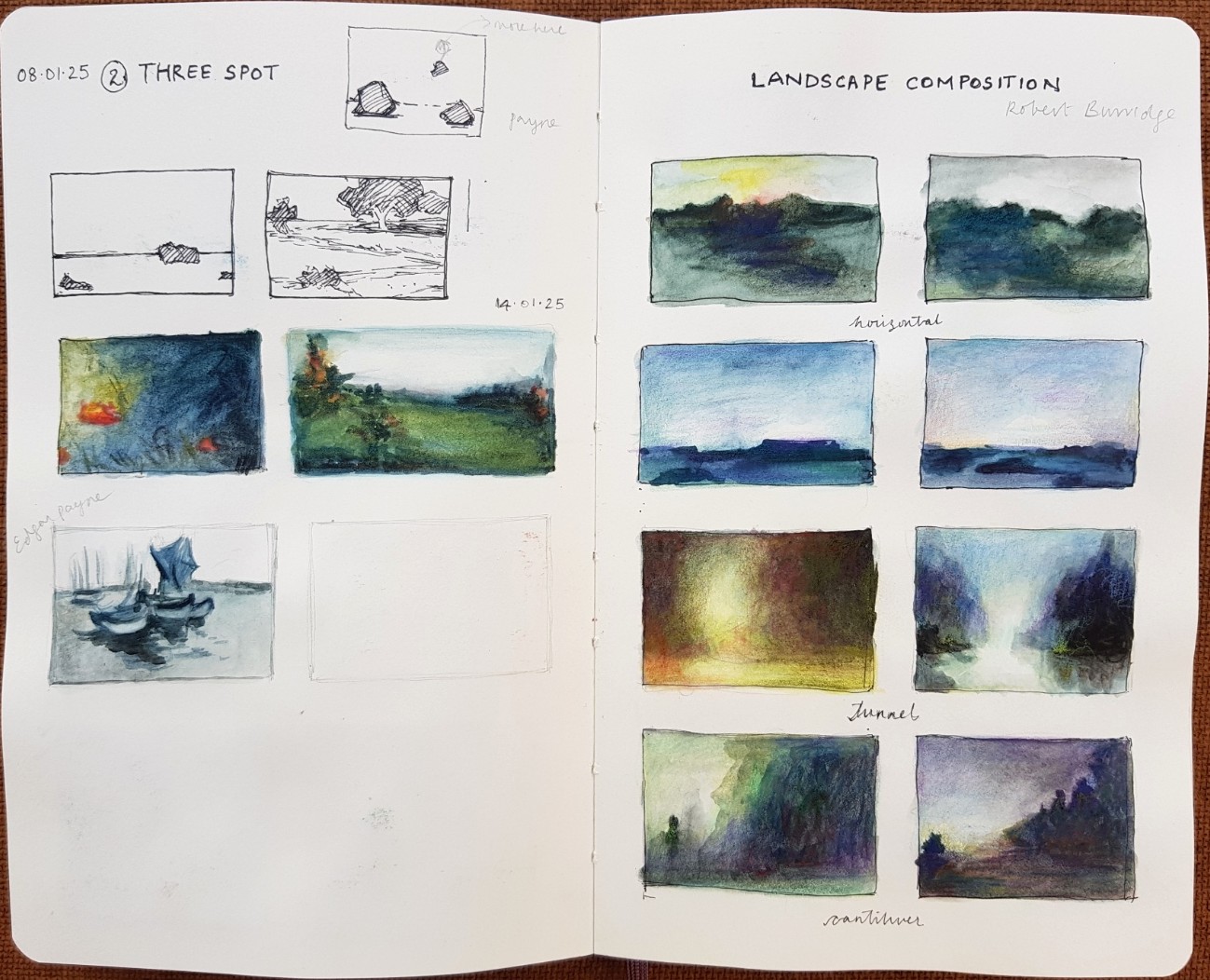 Composition sketchbook